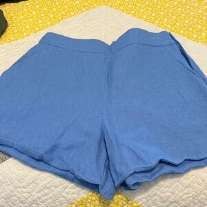 Abercrombie & Fitch High Waist Blue Women's Shorts